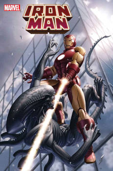 616 Iron Man vs Xenomorph Fan Art
