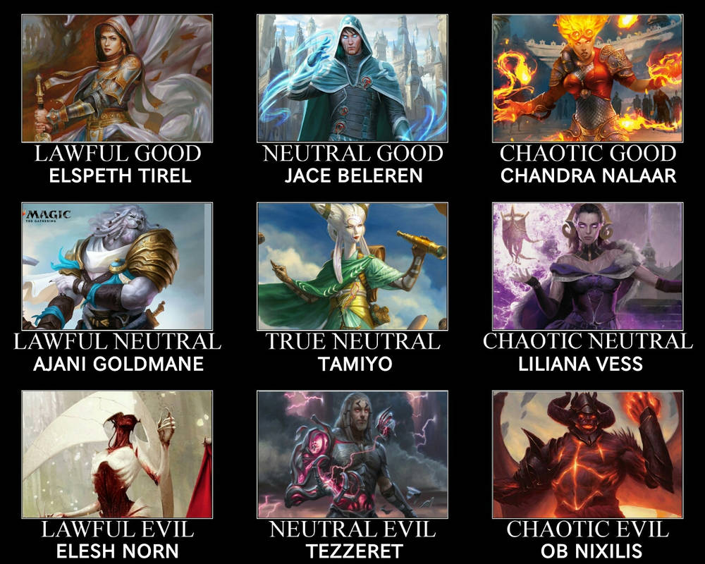 Magic The Gathering Alignment Chart