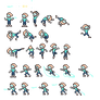 PEARL SPRITE, steven universe future (MEGAMAN)