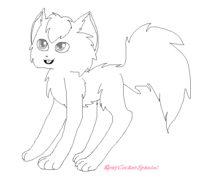 Free cat lineart/base