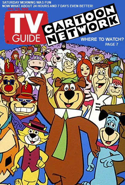 Cartoon Network TV Guide Magazine Cover (10/1992) by Blumaster2006 on ...