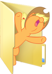 Custom Applejack folder icon