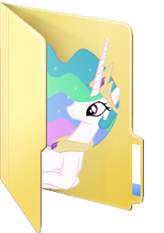 Custom Celestia folder icon