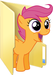 Custom Scootaloo folder icon