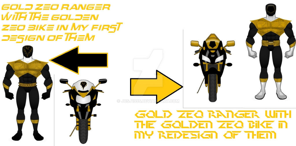 Gold Ranger my original design And my Redesign by jcsj1995 on DeviantArt