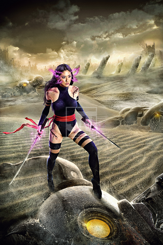 Psylocke in Genosha by jaytablante