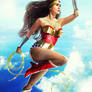 Wonder Woman in Flight