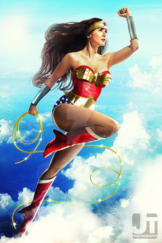 Wonder Woman in Flight