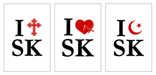 I heart Skopje triptych