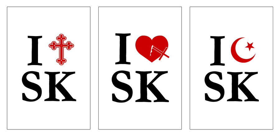 I heart Skopje triptych