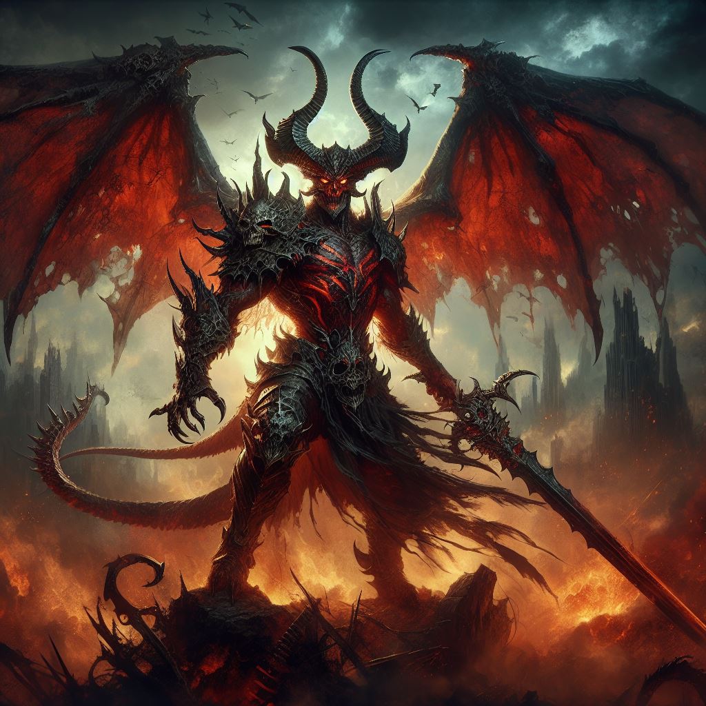Demonic Deviantart Demon Warrior by shadowolfmike on DeviantArt