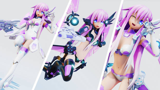 [MMD] Purple Sister v2.5 Model DL