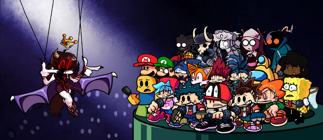 Least random DeviantArt crossover: by TheUnusualBruh on DeviantArt