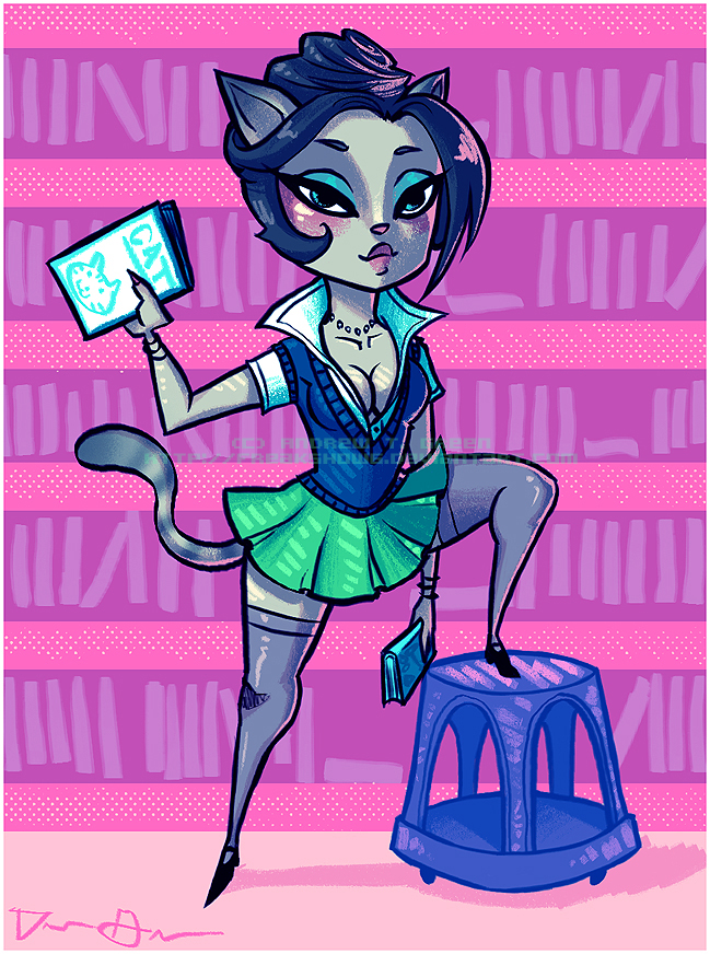 Furry Librarian Contest Entry