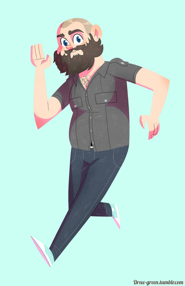 Self Portrait - August 2012 by DrewGreen