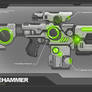Sci Fi Movie Gun Props concept design