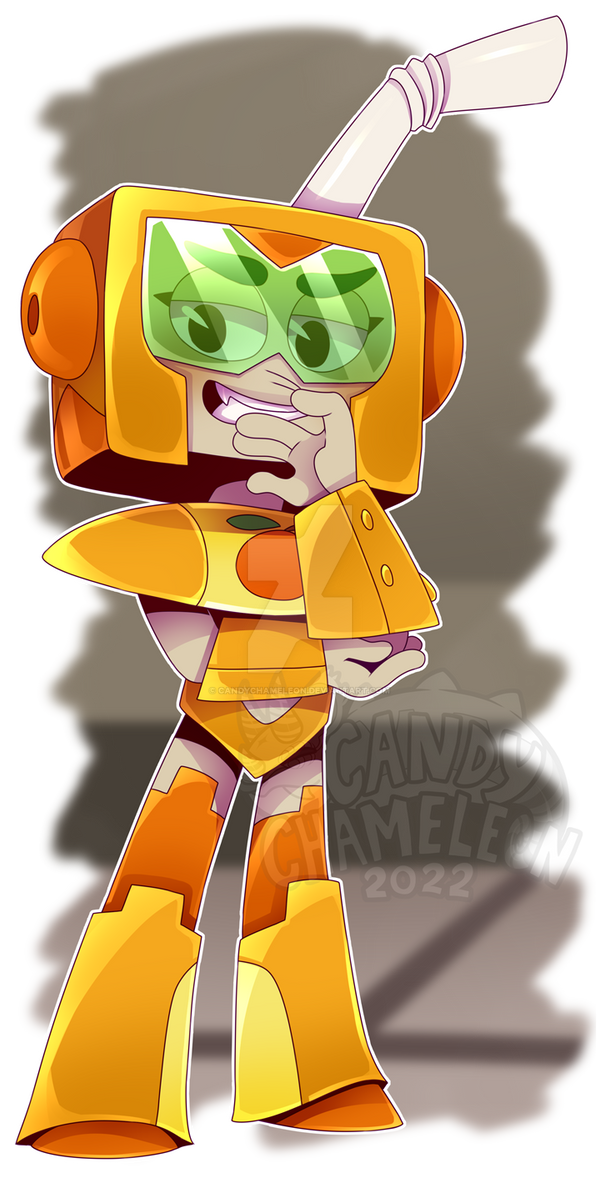 Botbots Fanart BotBots - Ulf the Orange by CandyChameleon on DeviantArt