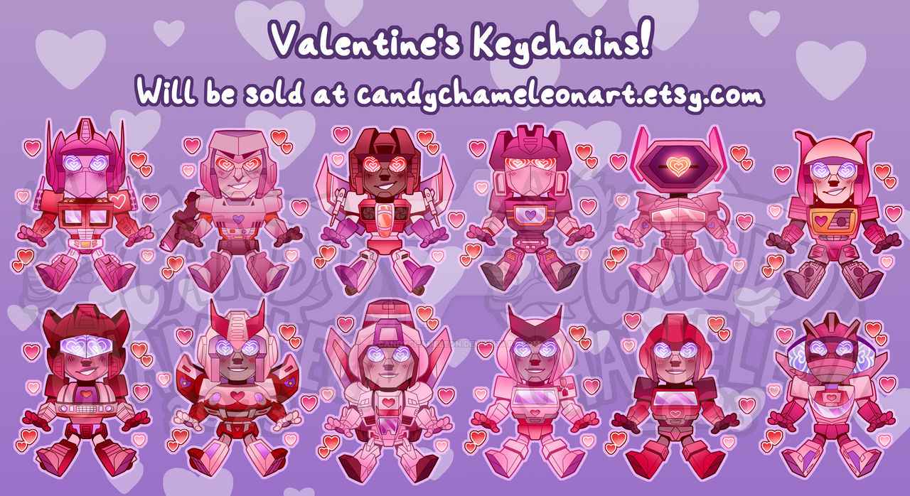 Transformers Valentines Charms by CandyChameleon on DeviantArt