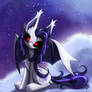 Evil Horse on the Clouds