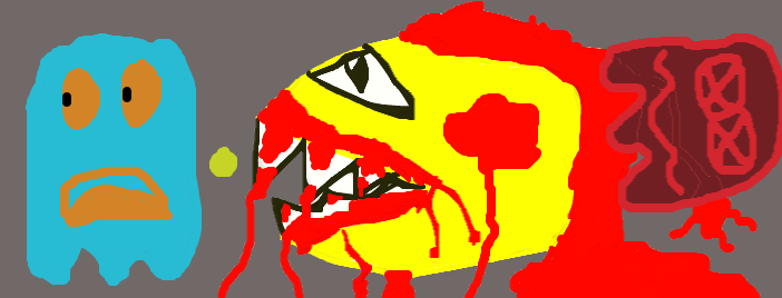 Bad Pacman Evil Pacman by Totodile113 on DeviantArt