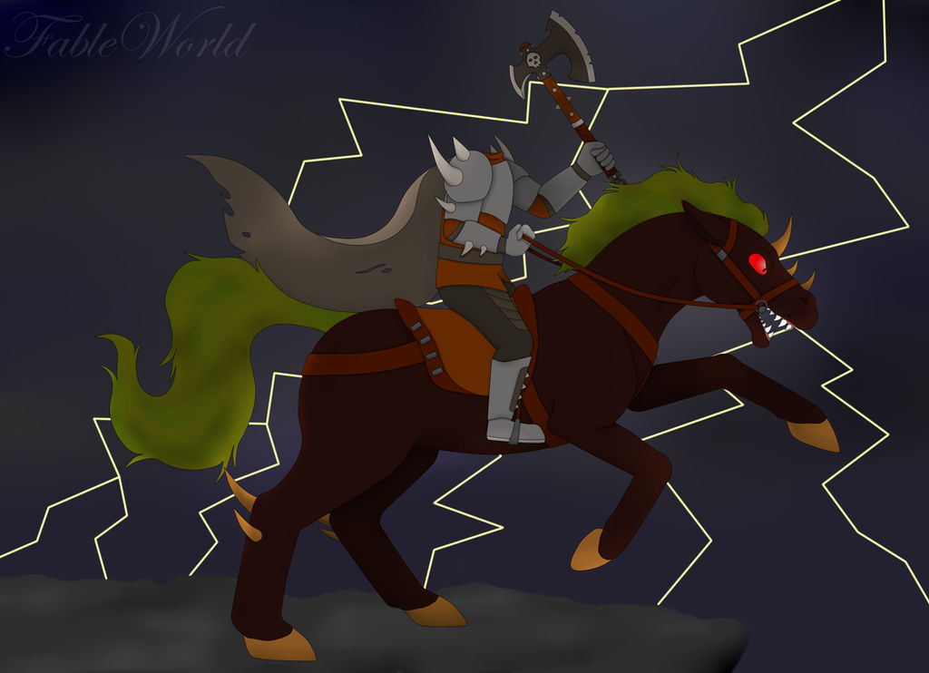 Mario Headless Rider Headless rider by FableWorld on DeviantArt