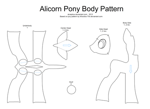 Alicorn pattern body