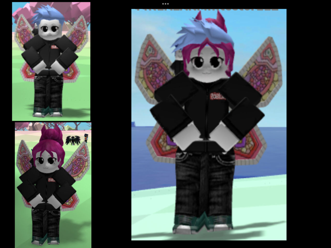 My main avatar (two variants) : r/RobloxAvatars
