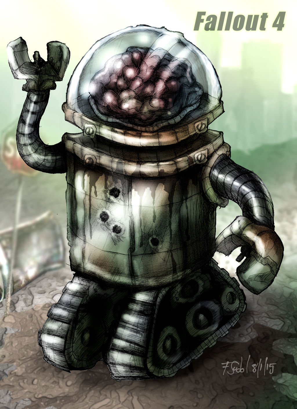RoboBrain - Fallout 4 Fan Art by FSudol on DeviantArt
