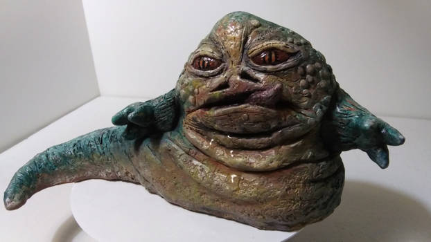 Jabba Clay Painted Caricature by FSudol 2023