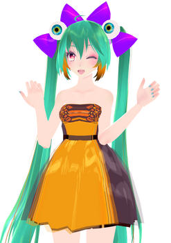 MMD ~ Halloween Wipu (Wip 1)