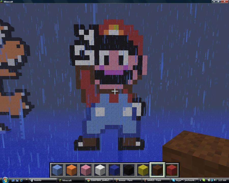 Mario Minecraft by Jinchuurikininetails on DeviantArt