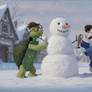 Building a snowman