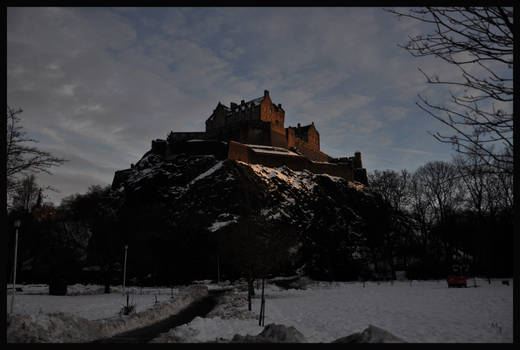 Edinburgh in winter 12