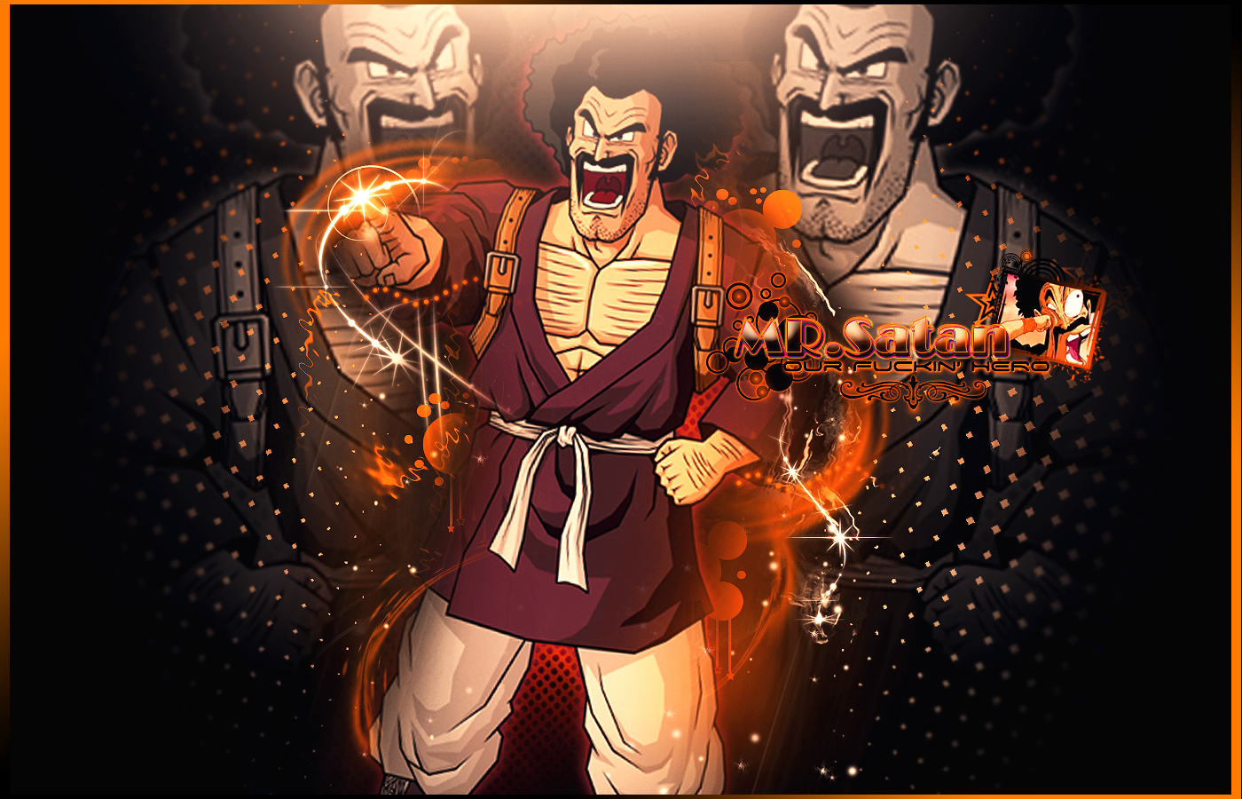 Mr Satan Wallpaper by eMozith on DeviantArt