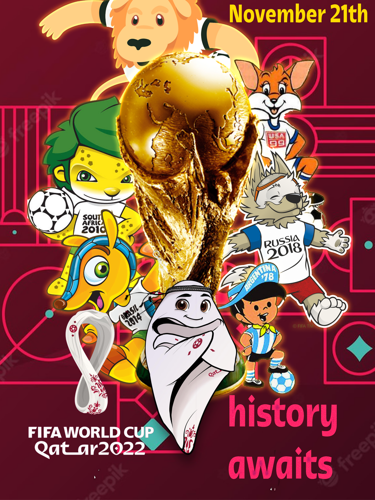 FIFA World Cup on X: The #FIFAWorldCup 2022 poster is here 😍 #NowIsAll   / X