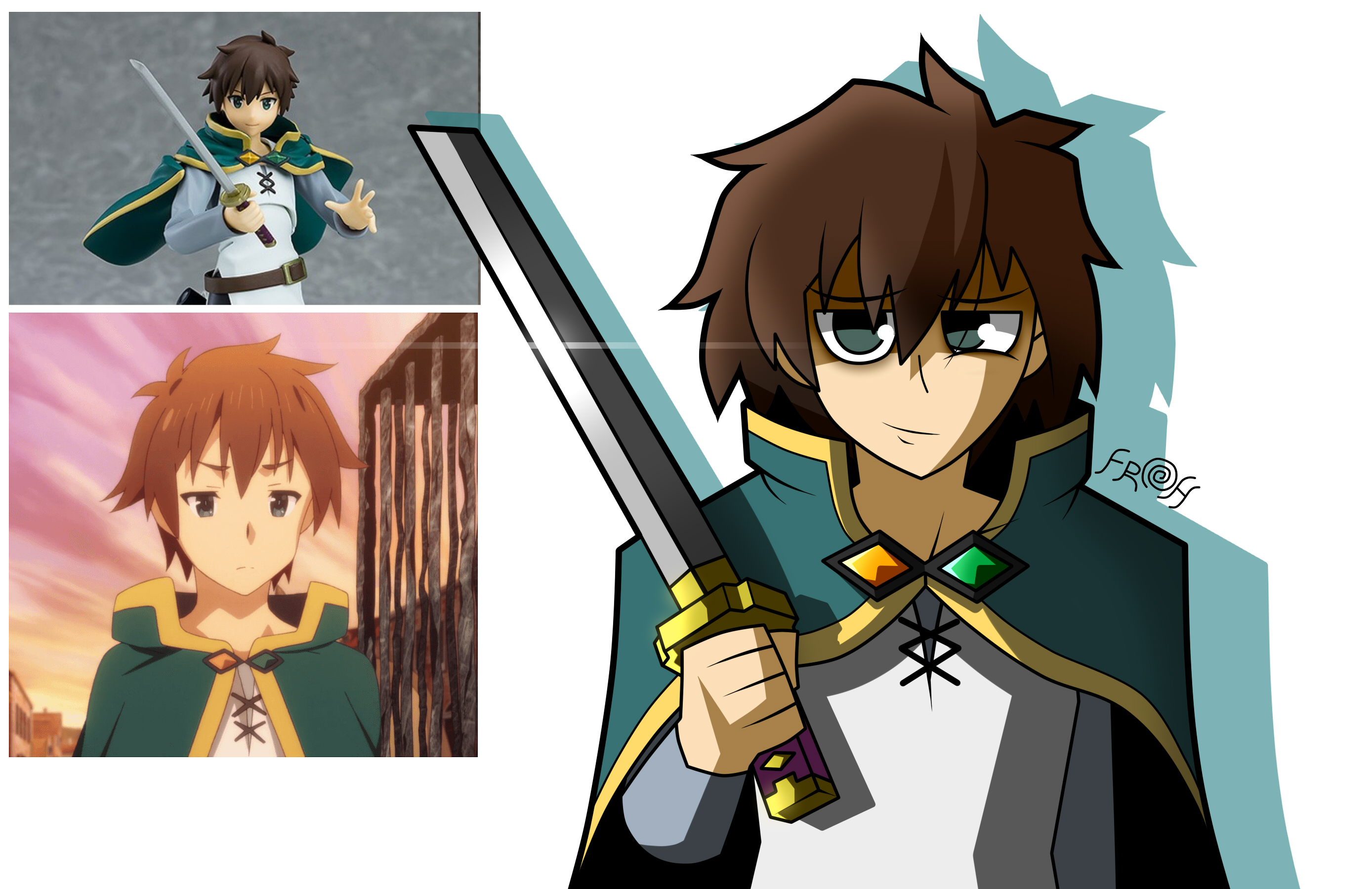 Kazuma Satou (Konosuba) by fred1032 on DeviantArt