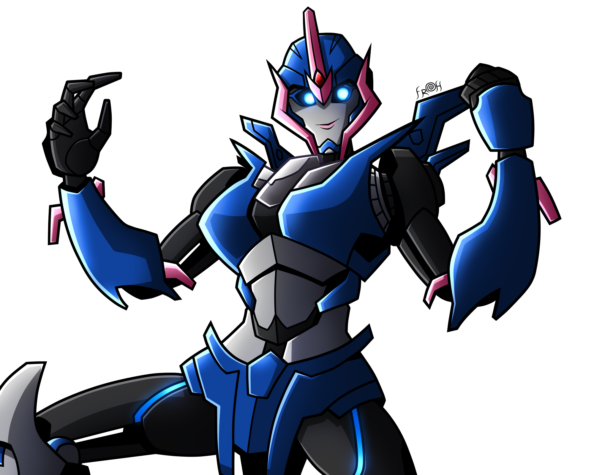 Transformers Prime Arcee by MylesAnimated on DeviantArt