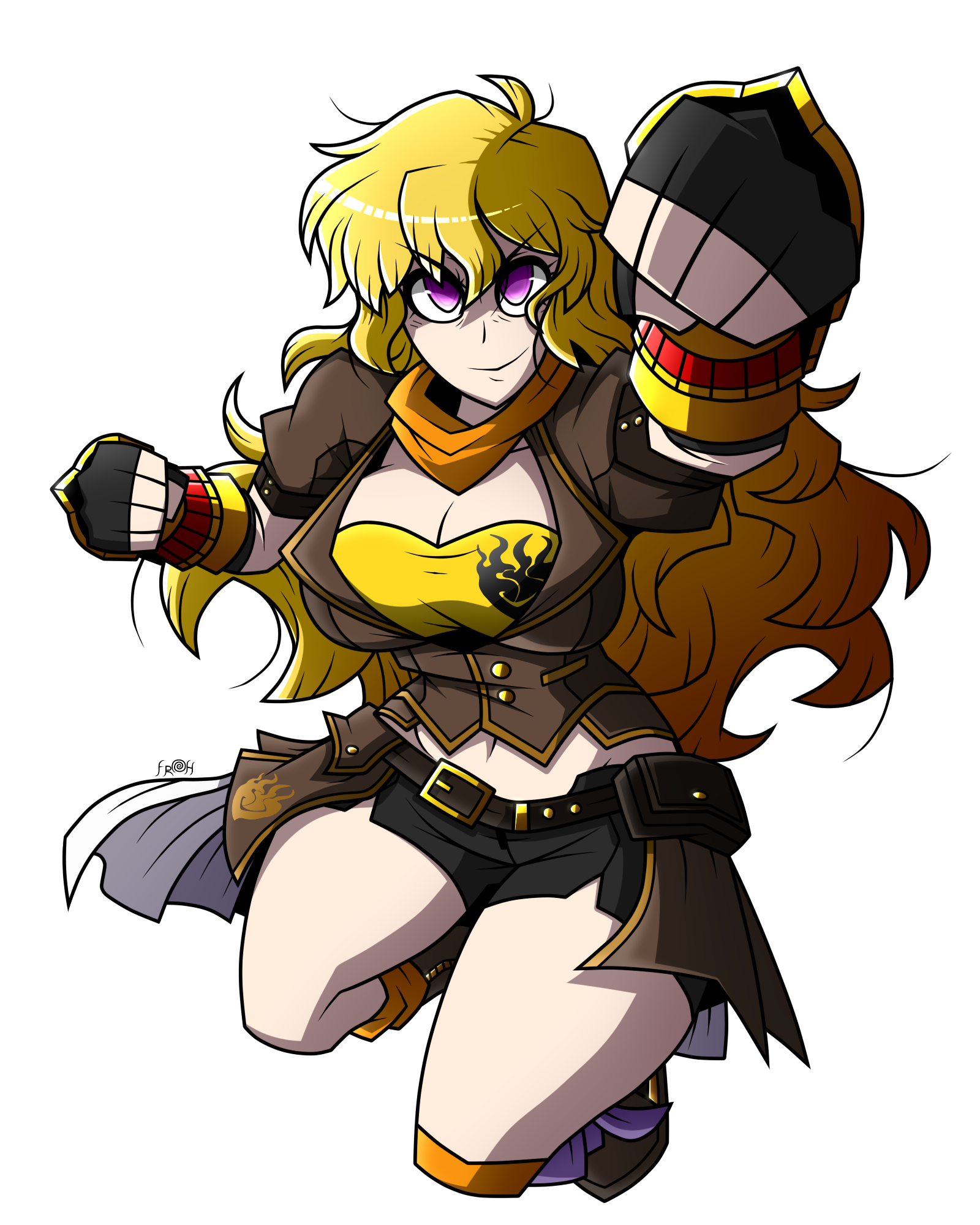 Phoenix Yang Rwby Yang (RWBY) by fred1032 on DeviantArt