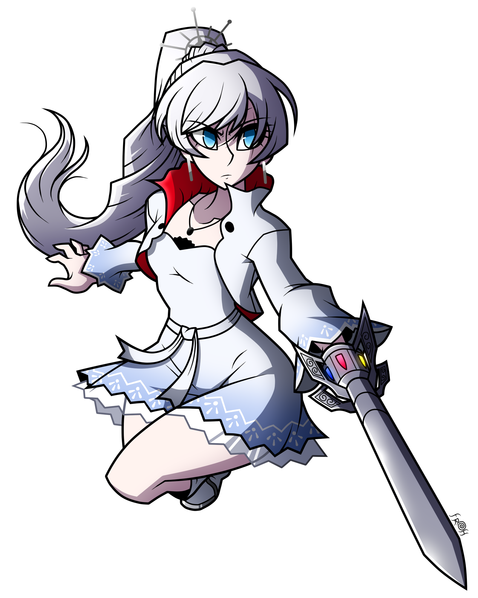 Weiss Volume 2 Rwby Weiss (RWBY) by fred1032 on DeviantArt