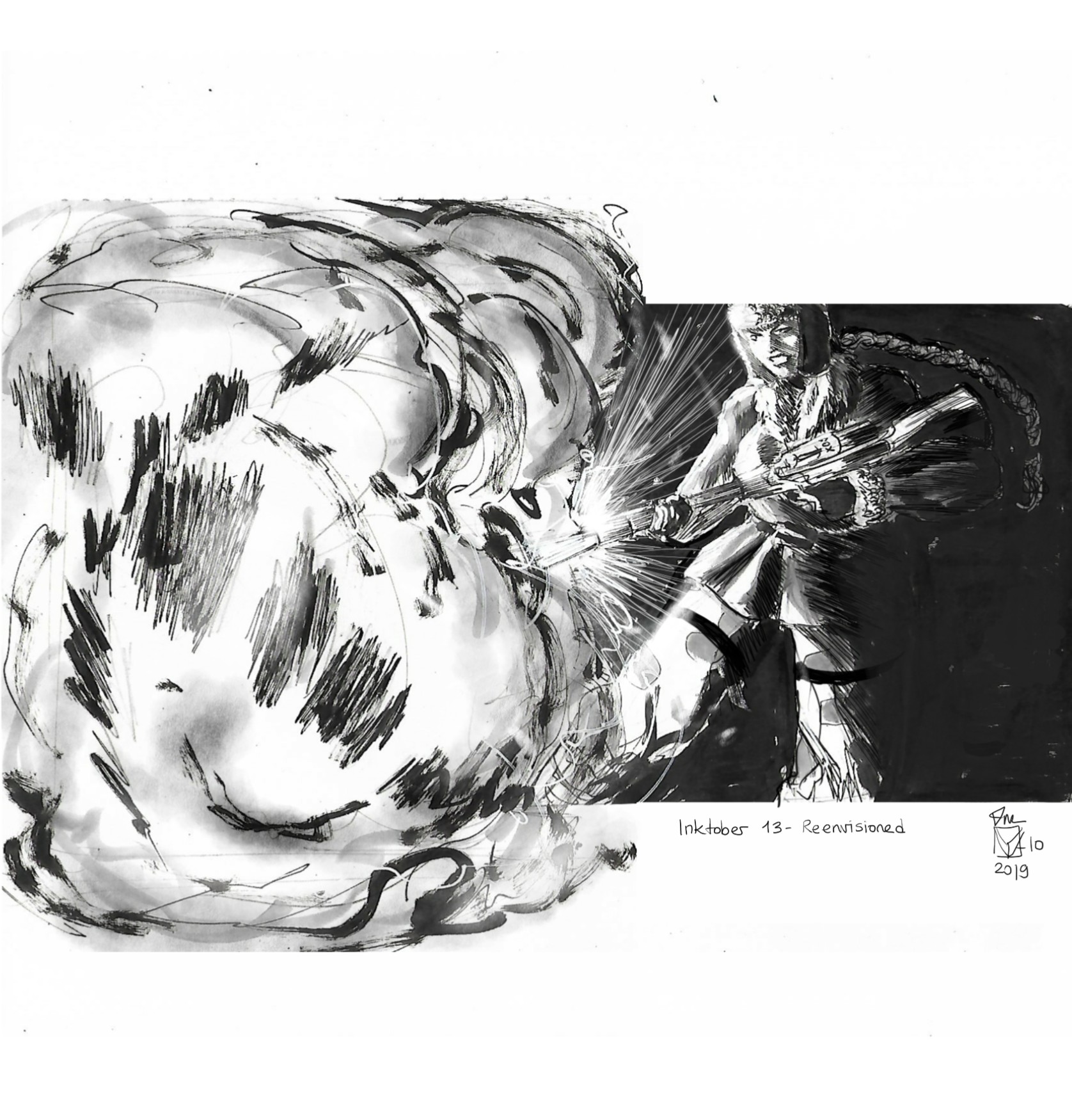Inktober 13 - Re-envisioned by Hydraballista on DeviantArt