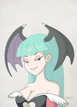 Morrigan Cartoon