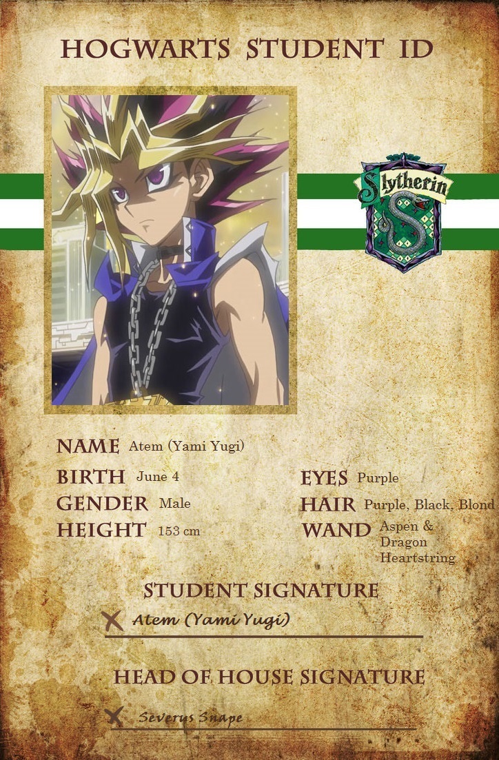 yugioh id card Yu-Gi-Oh Duelist 2000 Tournament Prize Promo Initial EX Japane Hogwarts Student ID - Atem