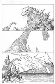 Godzilla salva al Brachiosaurus