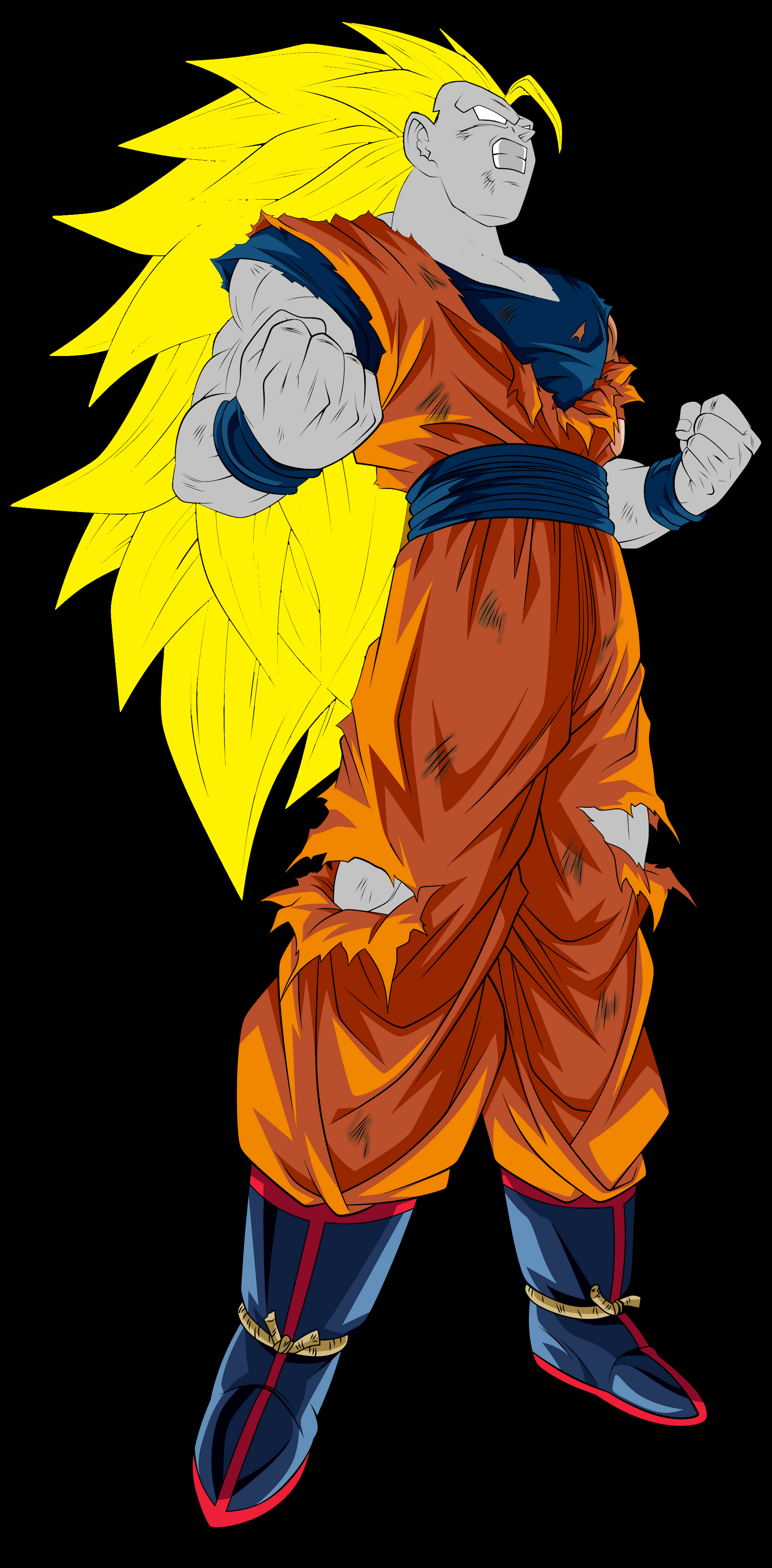 GOKU AF  SUPER SAIYAN 4 by AHOORAXENOROSE on DeviantArt