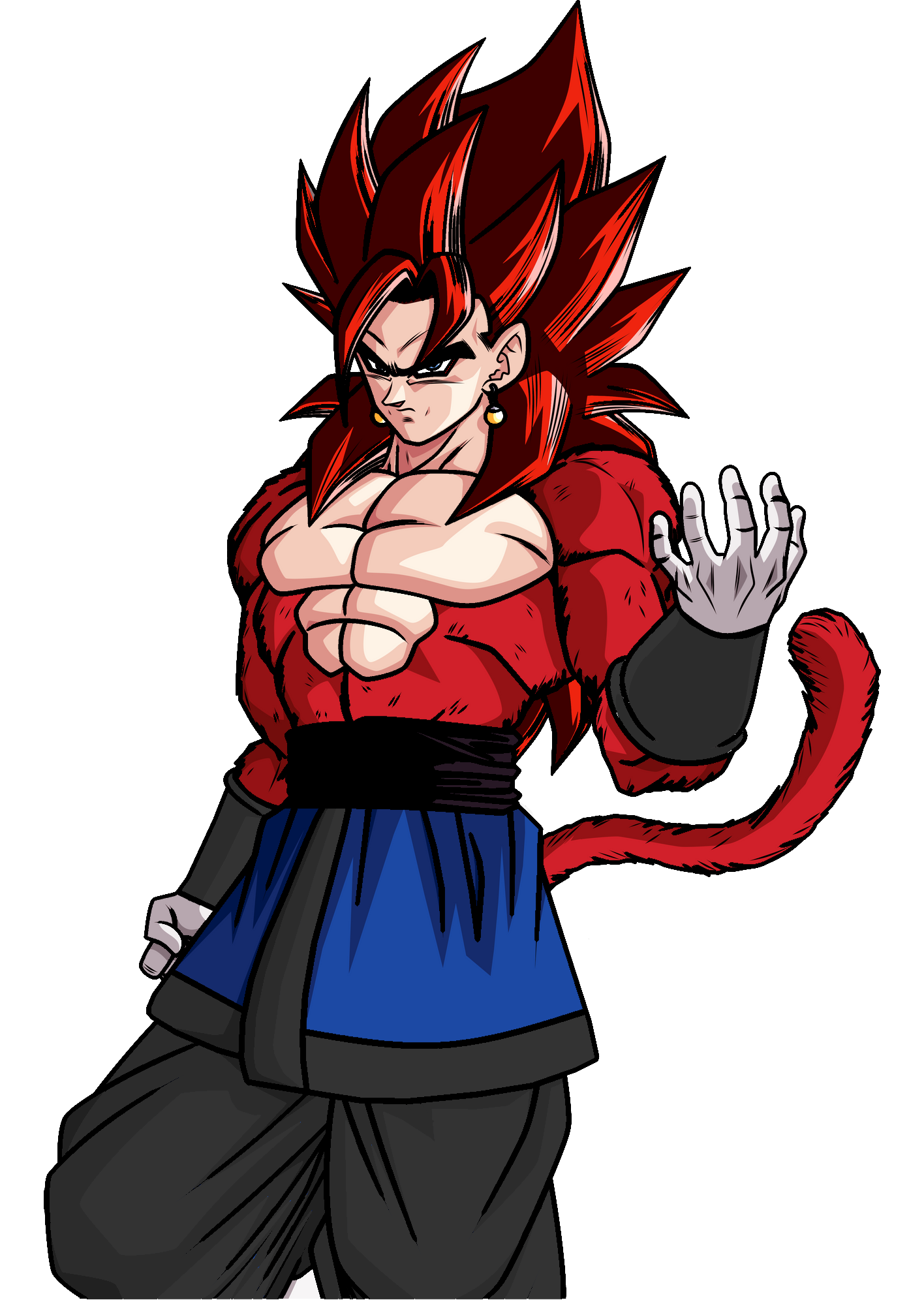 Pixilart - Xeno Vegito SSJ4 Limit Breaker by yourefatherless