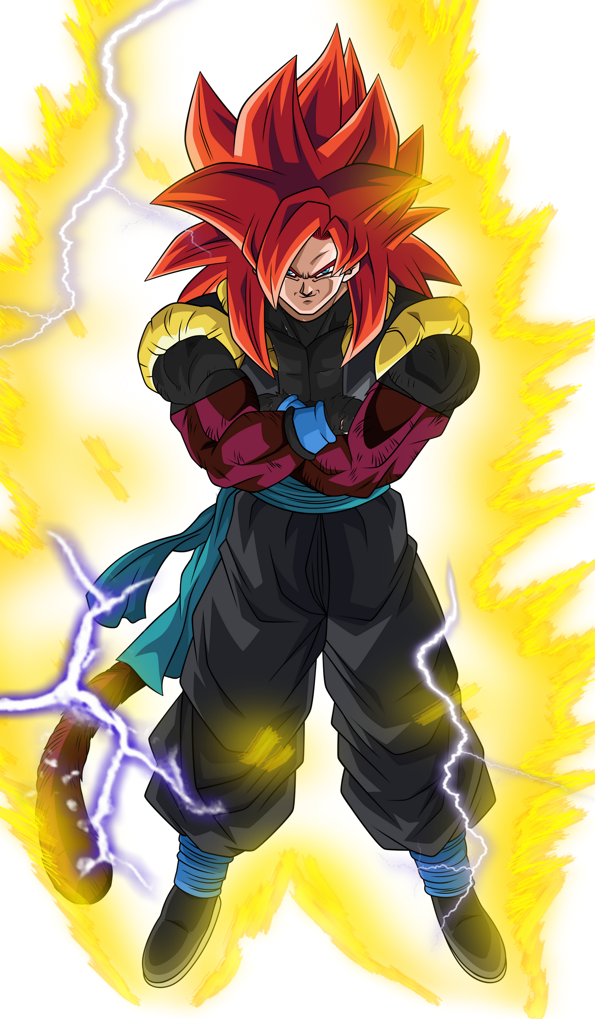 GOKU AF  SUPER SAIYAN 4 by AHOORAXENOROSE on DeviantArt