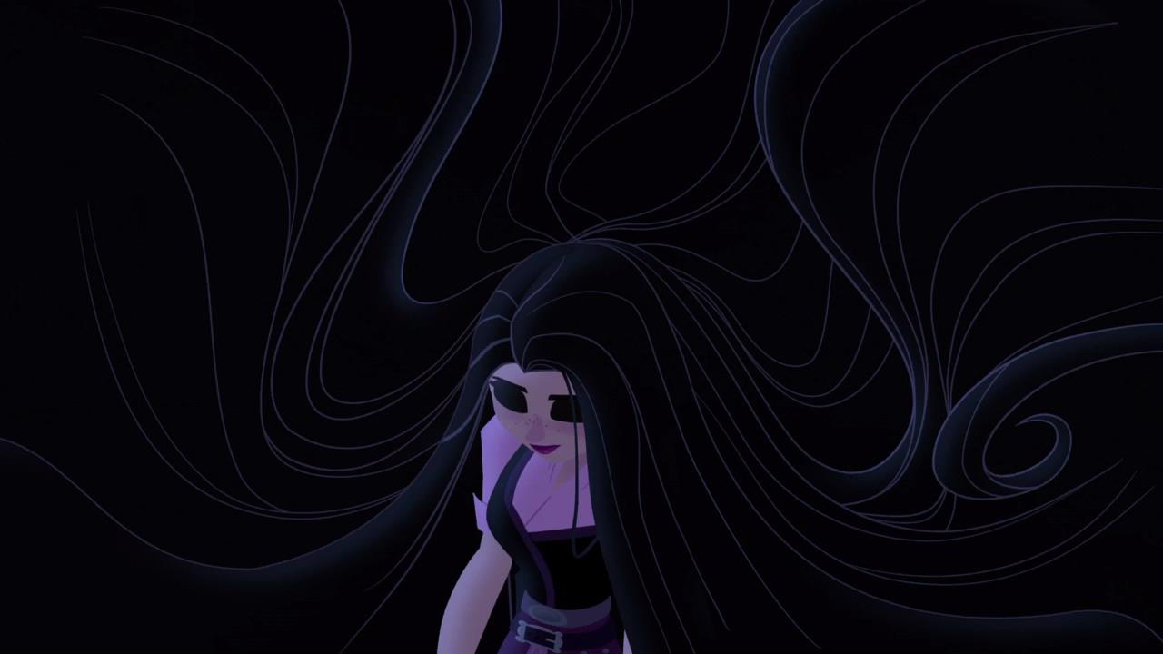 Rapunzel Black Hair by PrincessAmulet16 on DeviantArt