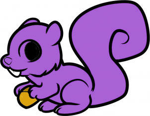 Draw Purple Squirrel by PrincessAmulet16 on DeviantArt
