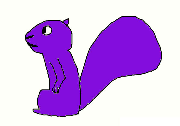 Cartoon Purple Squirrel by PrincessAmulet16 on DeviantArt