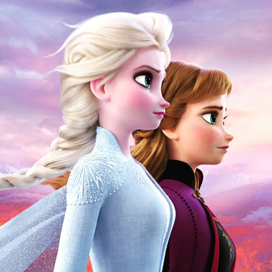 Frozen 2 Anna And Elsa Side by PrincessAmulet16 on DeviantArt